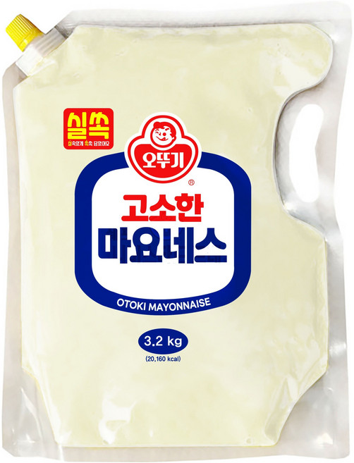 오뚜기 실쏙 고소한 마요네스 스파우트팩, 3.2kg, 1개