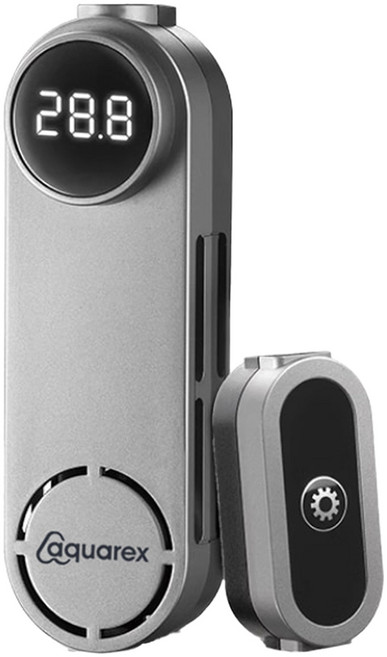 아쿠아렉스 4세대 외부 온도조절형 미니 히터 GLE-100 100W, 1개