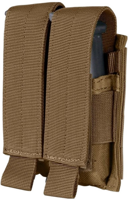 콘도르 더블 피스톨 매그 파우치, 코요테 브라운, 1개