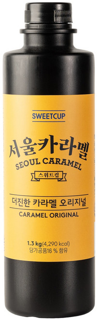 스위트컵 더진한 카라멜 오리지널, 1개, 1.3kg
