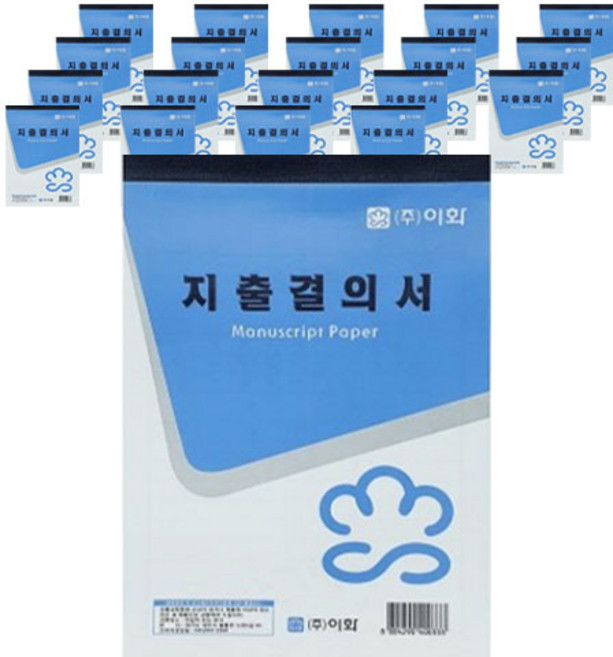 이화 지출결의서, 20개, 30개입