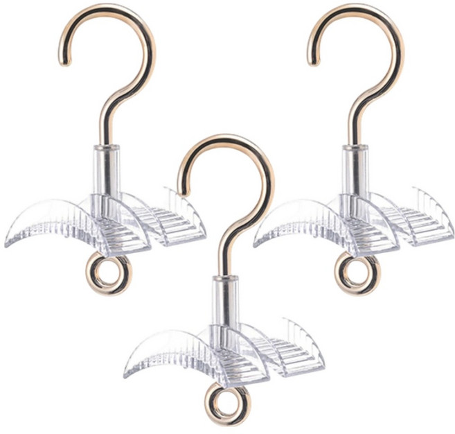 쪼이소 튼튼한 회전식 가방걸이, 화이트, 3개