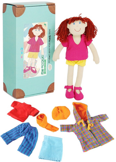 셀린플레이 헝겊 인형 여자친구의 옷장 SEL075, 혼합색상, 1개