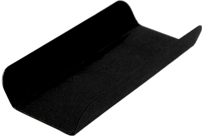 중앙패키지 조각케익 종이받침 직사각 4 x 12 x 2 cm, 검정, 100개