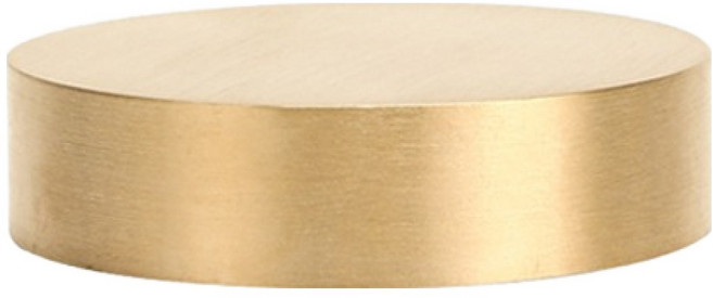 코히모 원형 서예 독서 황동문진 4cm 5W0169, 1개