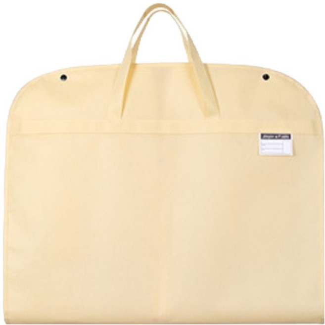 푸트로랩 장거리 여행 부직포 휴대용 양복 슈트 가방 베이지, 1개, 1개입