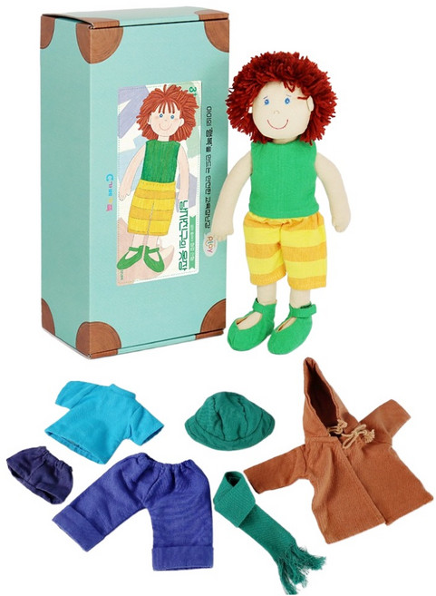 셀린플레이 헝겊 인형 남자친구의 옷장 SEL076, 혼합색상, 1개