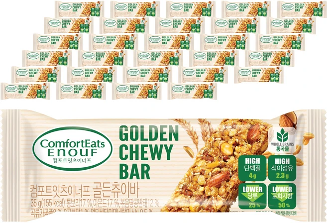 컴포트잇츠이너프 시리얼 브렉퍼스트 바, 60개, 35g - 쿠팡