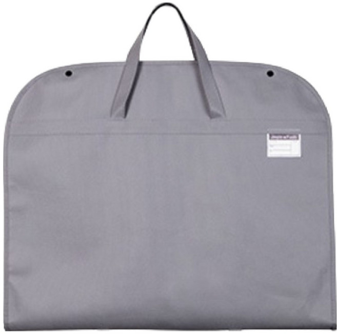 푸트로랩 장거리 여행 부직포 휴대용 양복 슈트 가방 그레이, 1개, 1개입