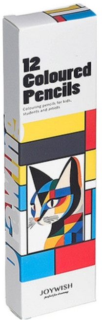 헤이조이 프리미엄 유성 색연필 세트, 1세트, 12색