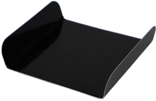 중앙패키지 조각케익 종이받침 정사각 8 x 8 x 2 cm, 검정, 100개