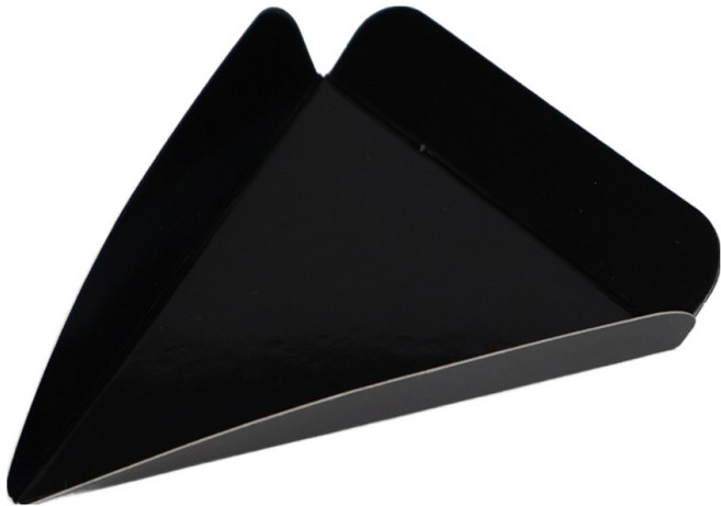 중앙패키지 조각케익 종이받침 삼각 2호, 검정, 100개