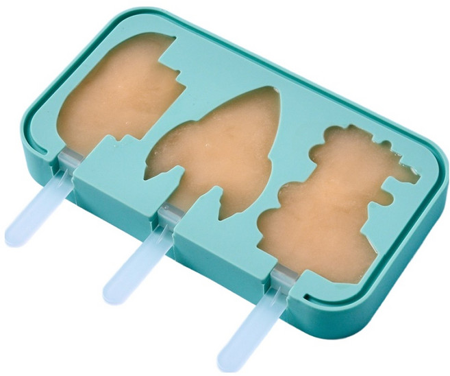 모던하우스 플래티넘 실리콘 3구 아이스크림틀, 이미지참조, 1개