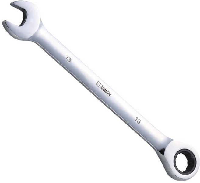 스탠맨 기어라쳇렌치 스패너 13mm, 1개