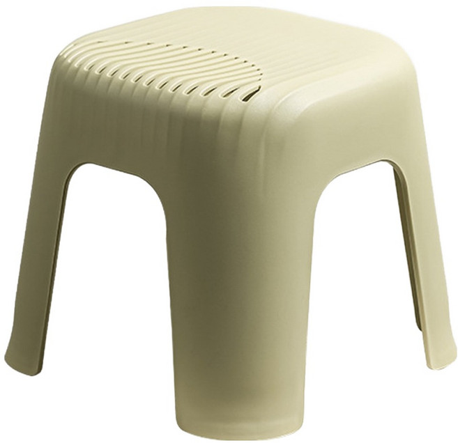 골드팡 물빠짐 논슬립 높은 다용도 욕실의자, 연베이지