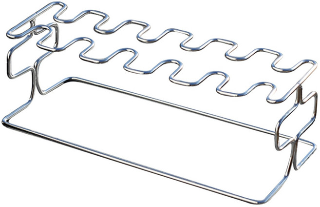 스테츠 바베큐 캠핑용 스텐 치킨 랙, 실버, 1개