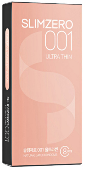 슬림제로 유니더스 001 울트라씬 콘돔, 8개입, 1개
