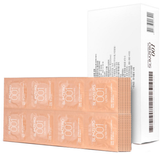 슬림제로 유니더스 001 울트라씬 콘돔, 100개입, 1개
