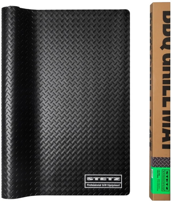 스테츠 BBQ 그릴 캠핑용 1단 내열 매트, 1개