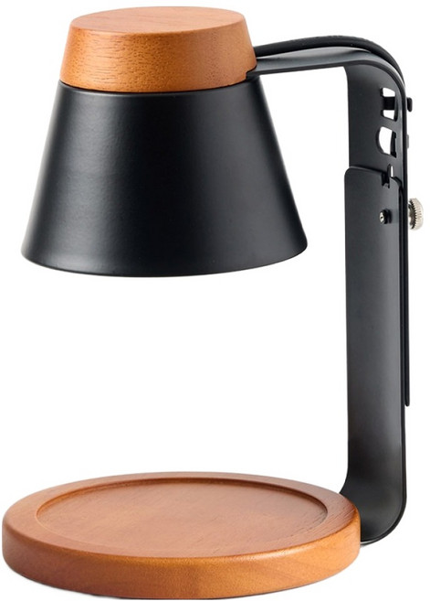 에인디 시그니처 우드 스타일 타이머 캔들워머, 블랙우드