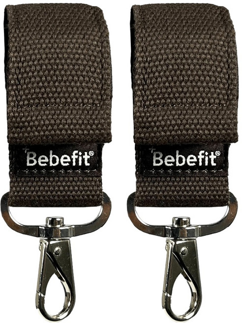 베베핏 유모차 가방걸이, 딥브라운, 2개