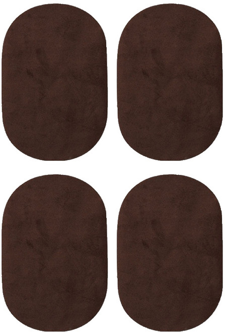 동대문단추왕 스웨이드 수선 무릎 팔꿈치 패치, 다크브라운, 4개
