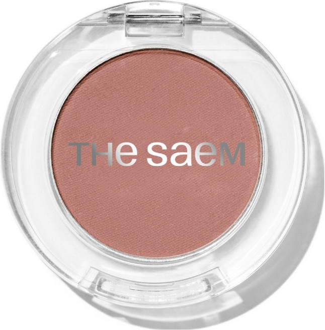 더샘 샘물 싱글 섀도우 매트, CR02 물기어린 복숭아, 1개