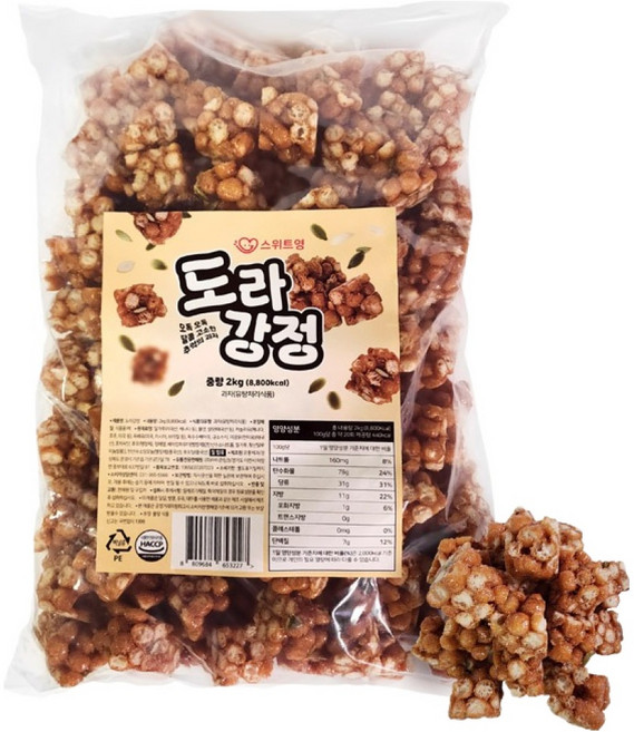 스위트영 도라강정, 2kg, 1개