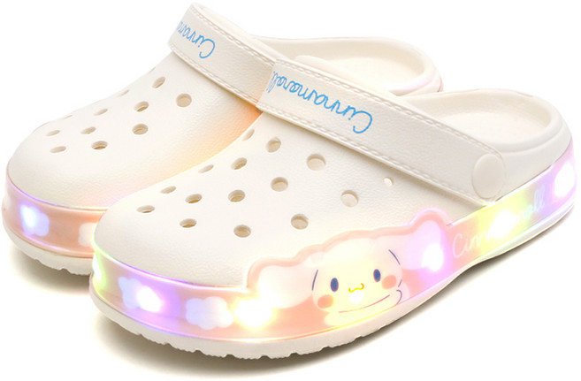 SHOELAMODE 三麗鷗女童款大耳狗側邊燈飾涼鞋