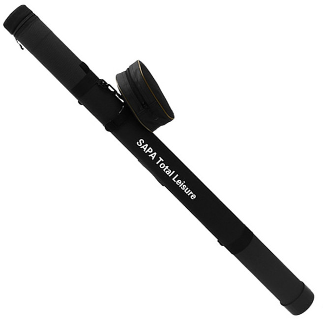 싸파 원통 낚시가방 STB-402, 블랙