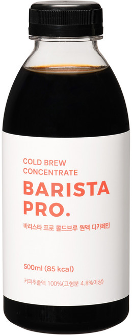 로엘팩토리 바리스타 프로 콜드브루 원액 디카페인, 1개, 1개입, 500ml