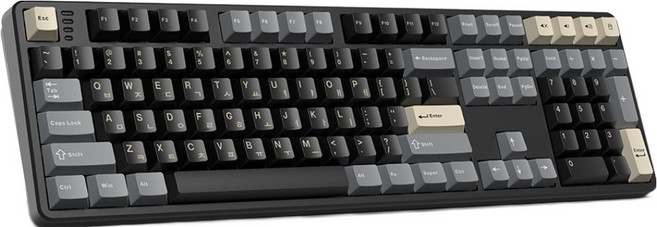 한성컴퓨터 3모드 가스켓 저소음 유무선 기계식 키보드 38g, 로얄블랙, GK798 PRO, 딥블루 뽀송