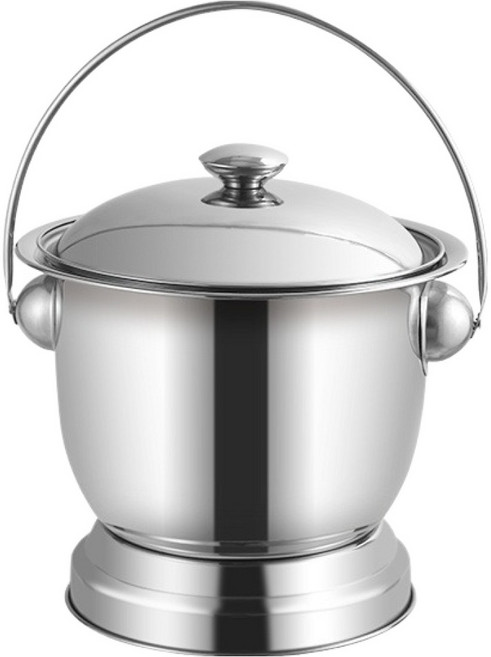 솜데이 가벼운 올스텐 요강 19.5 x 26 cm, 스텐, 1개