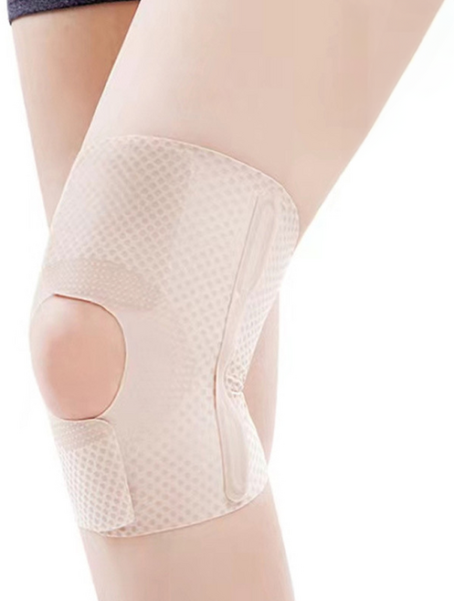 앙멧 초슬림 스프링 무릎 지지 보호대 베이지, 1개