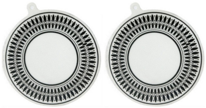 프라리 실리콘 인덕션 보호매트, 2개, 화이트