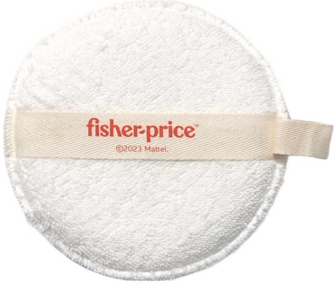 피셔프라이스 유아용 피셔 말랑 오가닉 목욕 스펀지, 아이보리, 1개