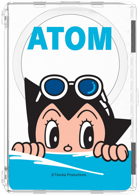 Astro Boy 原子小金剛 探頭 MagSafe 門式雙卡透明卡夾, 1個, 探頭 夏天