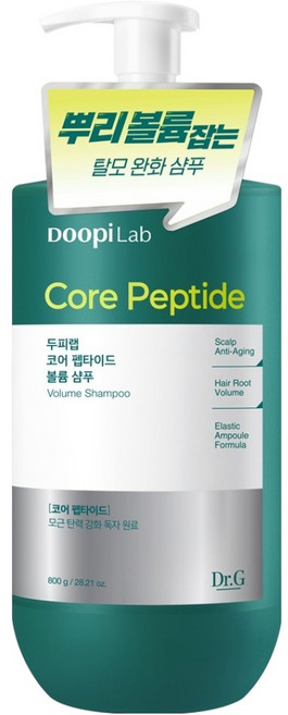 닥터지 두피랩 코어 펩타이드 볼륨 샴푸, 800g, 1개
