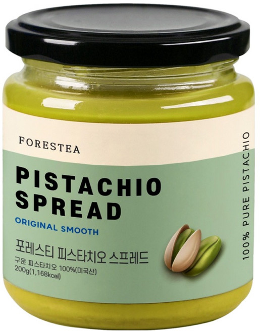 yURIA 開心果抹醬, 200g, 1罐