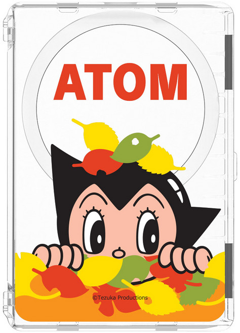 Astro Boy 原子小金剛 探頭 MagSafe 門式雙卡透明卡夾, 1個, 探頭 秋天