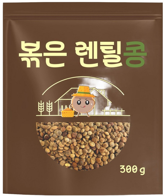 볶은 렌틸콩, 300g, 1개