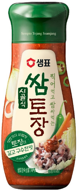 샘표 시골식 쌈토장 튜브형, 350g, 1개