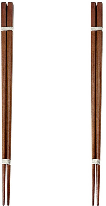 영수산업카멜 원목 옻칠 장미목 나무 젓가락 세트, 단품, 2세트