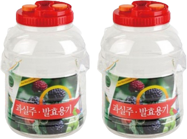 투명 매실병 DA 15원형, 15L, 2개