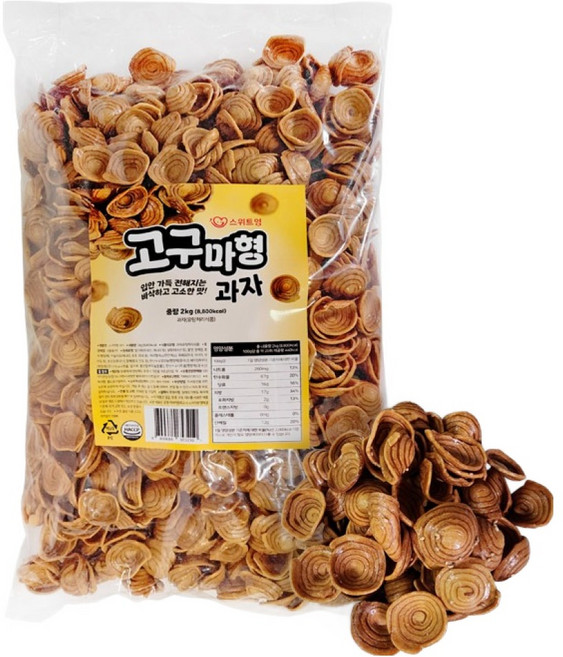 스위트영 고구마형 과자, 2kg, 1개