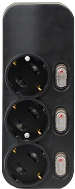 터논 밀크탭 멀티탭 3구, 4m, 아메리카노, 1개