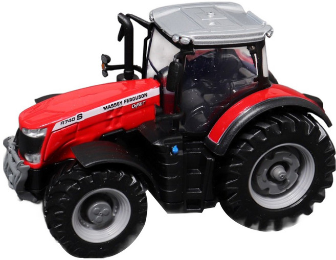 bbUrago 農場拖拉機系列 壓鑄模型 10cm Massey Ferguson 8740S, 紅色, 1個