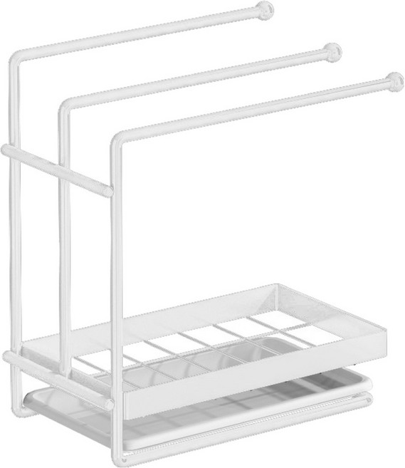 호후 키링 굿즈 뱃지 소품 보관 홈가차 스탠드 진열대, 화이트, 1개