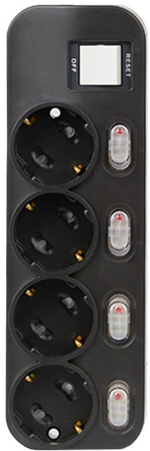 터논 밀크탭 멀티탭 4구, 2m, 아메리카노, 1개