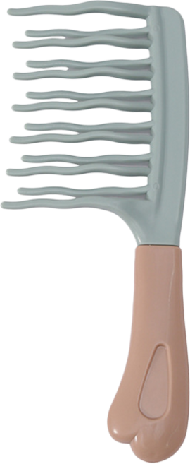 딥톡 두피 마사지 브러쉬 웨이브 도끼빗 DT0761, 1개, 그린